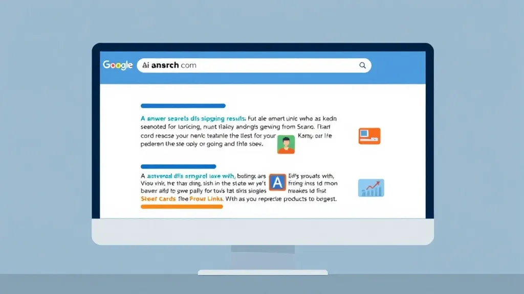 AI-generated search results with embedded advertising pushing organic results off screen